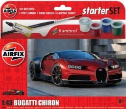 Airfix A55005 Small Starter Set Bugatti Chiron Model Kit 1:43 Scale