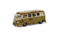 Corgi VA14501 Vanguards Volkswagen Campervan Type 2 1500, Rat Look Diecast Model