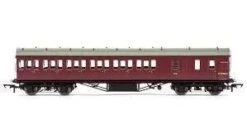 Hornby R4691A 57' Non-corridor Brake Third M20788M In BR Maroon