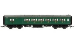 Hornby R4736 Maunsell Brake Third 3797 In SR Malachite Green