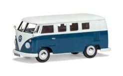 Corgi VA08102 Vanguards Volkswagen Campervan Type 2 Cumulus White & Sea Blue Diecast Model