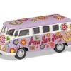 Corgi CC02730 Volkswagen Campervan - Peace Love And Music Diecast Model