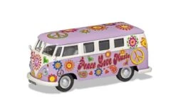 Corgi CC02730 Volkswagen Campervan - Peace Love And Music Diecast Model