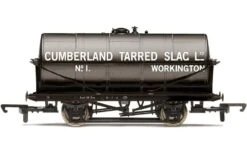 Hornby R60034 20T Tank Wagon, Cumberland Tarred Slag - Era 2/3