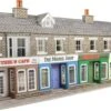 Metcalfe PO273 OO/HO Scale Low Relief Stone Shop Fronts Card Kit