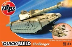 Airfix J6010 QUICKBUILD Challenger Tank Desert