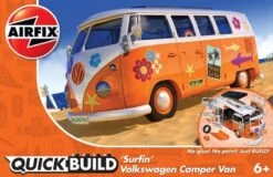 Airfix J6032 QUICKBUILD VW Camper Van Orange