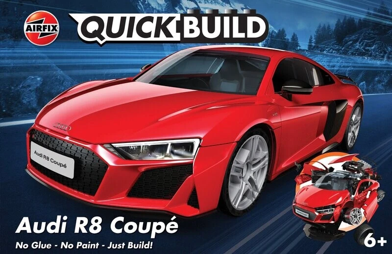 Airfix J6049 QUICKBUILD Audi R8 Coupé 1 Airfix J6049 QUICKBUILD Audi R8 Coupé