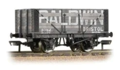 Bachmann 37-114 7 Plank Fixed End Wagon 'Baldwin' - Weathered