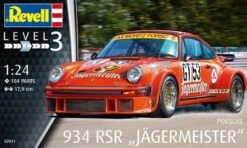 Revell 07031 Porsche 934 RSR Jagermeister Model Kit 1:24 Scale
