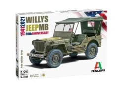 Italeri 3635 Willy's Jeep MB 80th Anniversary 1941-2021 Model Kit 1:24 Scale