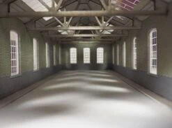 Metcalfe PO337 OO/HO Scale Settle/Carlisle Double Track Engine Shed Card Kit -Model World Shop 3134562221