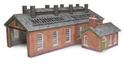 Metcalfe PO313 OO/HO Scale Double Track Engine Shed Card Kit