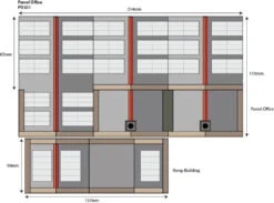 Metcalfe PO321 OO/HO Scale Parcel Offices Card Kit -Model World Shop 3134589612