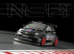 NSR 0261SW 500 Abarth Special Edition Martini Black No.61 -Model World Shop 3137890903