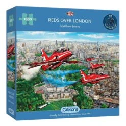 Gibsons Reds Over London 1000 Piece Jigsaw Puzzle G6335