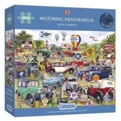Gibsons Motoring Memorabilia 1000 Piece Jigsaw Puzzle G6306