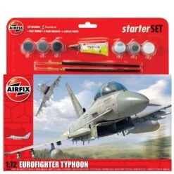 Airfix A50098A Large Starter Set - Eurofighter Typhoon Model Kit 1:72 Scale
