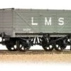 Graham Farish 377-087 7 Plank End Door Wagon LMS Grey