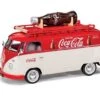 Corgi CC02740 Coca-Cola Volkswagen Campervan Type 2 (T1) Split Screen - Giant Coke Bottle Diecast Model