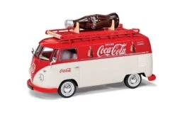 Corgi CC02740 Coca-Cola Volkswagen Campervan Type 2 (T1) Split Screen - Giant Coke Bottle Diecast Model