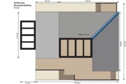 Metcalfe PO362 OO/HO Scale Municipal Building Card Kit -Model World Shop 3288868660