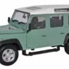 Cararama 125115 Land Rover Defender Light Green 1:24 Scale Diecast Model