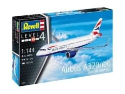 Revell 03840 Airbus A320neo British Airways Model Kit 1:144 Scale