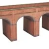 Metcalfe PN140 N Scale Red Brick Viaduct Card Kit