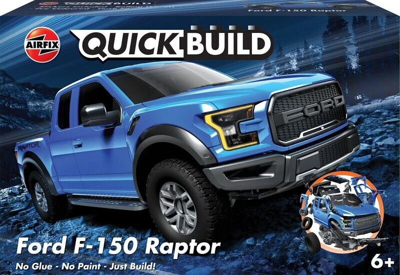Airfix J6037 QUICKBUILD Ford F-150 Raptor 1 Airfix J6037 QUICKBUILD Ford F-150 Raptor