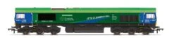 Hornby R30151 GBRf, HS2 Class 66, Co-Co, 66796 'The Green Progressor' - Era 11