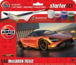 Airfix A55006 Starter Set - McLaren 765LT Model Kit 1:43 Scale