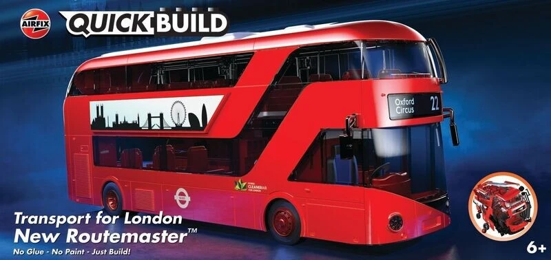 Airfix J6050 QUICKBUILD Transport For London New Routemaster 1 Airfix J6050 QUICKBUILD Transport For London New Routemaster