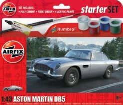 Airfix A55011 Starter Set - Aston Martin DB5 Model Kit Model Kit 1:43 Scale