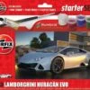 Airfix A55007 Starter Set - Lamborghini Huracán EVO Model Kit 1:43 Scale