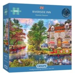 Gibsons Riverside Inn 1000 Piece Jigsaw Puzzle G6340