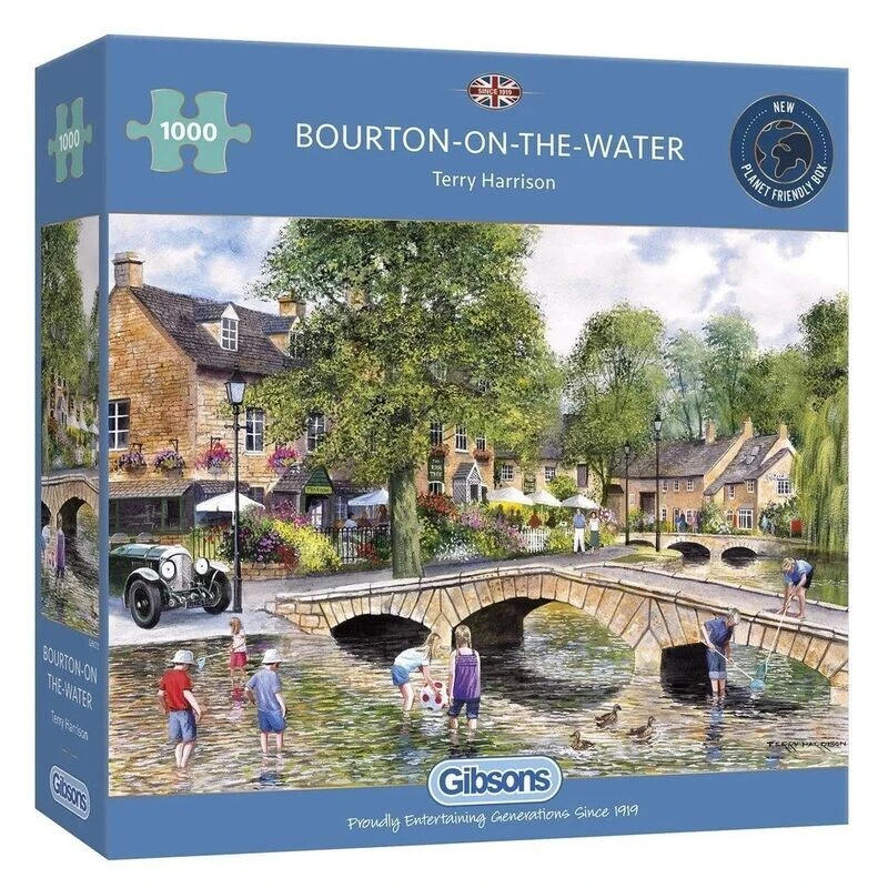 Gibsons Bourton-on-the-Water 1000 Piece Jigsaw Puzzle G6072 1 Gibsons Bourton-on-the-Water 1000 Piece Jigsaw Puzzle G6072