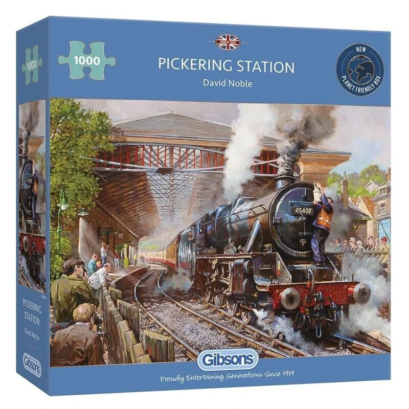 Gibsons Pickering Station 1000 Piece Jigsaw Puzzle G6284 1 Gibsons Pickering Station 1000 Piece Jigsaw Puzzle G6284