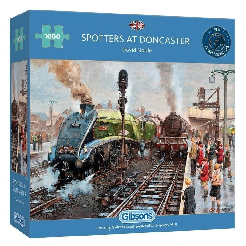 Gibsons Spotters At Doncaster 1000 Piece Jigsaw Puzzle G6317 1 Gibsons Spotters At Doncaster 1000 Piece Jigsaw Puzzle G6317