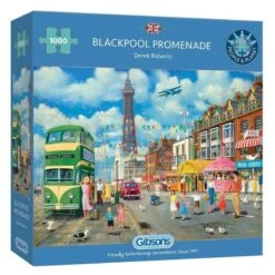 Gibsons Blackpool Promenade 1000 Piece Jigsaw Puzzle G6351