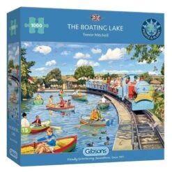 Gibsons The Boating Lake 1000 Piece Jigsaw Puzzle G6361