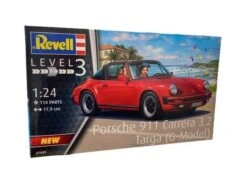 Revell 07689 Porsche 911 Carrera 3.2 Targa (G-Model) Model Kit 1:24 Scale