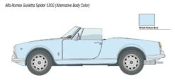 Italeri 3653 Alfa Romeo Giulietta Spider 1300 Model Kit 1:24 Scale -Model World Shop 3479970804