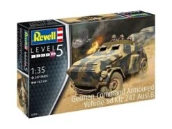 Revell 03335 German Command Armoured Vehicle Sd.Kfz.247 Ausf.B Model Kit 1:35 Scale