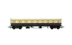 Hornby R4874A GWR, Collett 57' Bow Ended E131 Nine Compartment Composite (Left Hand), 6626 - Era 3