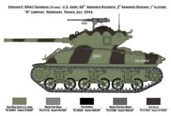 Italeri 6568 M4A1 Sherman With U.S. Infantry Model Kit 1:35 Scale -Model World Shop 3498140745