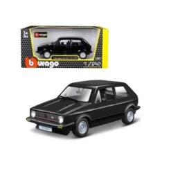Bburago 21089 VW Golf 1979- Black 1:24 Scale Diecast Model