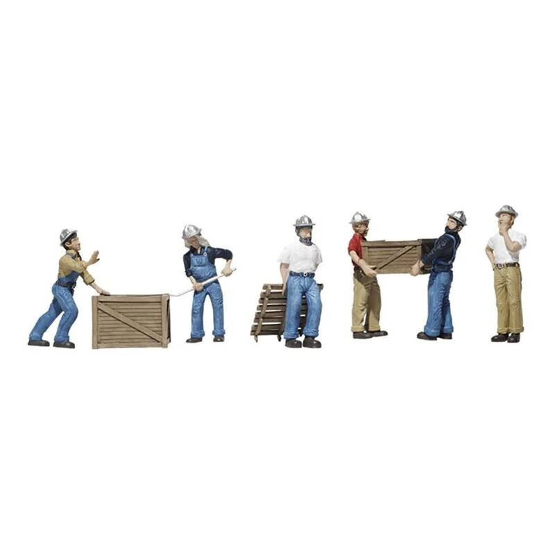 Woodland Scenics A1823 Dock Workers HO OO Gauge 1 Woodland Scenics A1823 Dock Workers HO OO Gauge