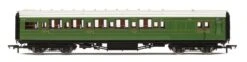 Hornby R4768A-PO Maunsell Corridor Brake Third 3779 In SR Olive Green