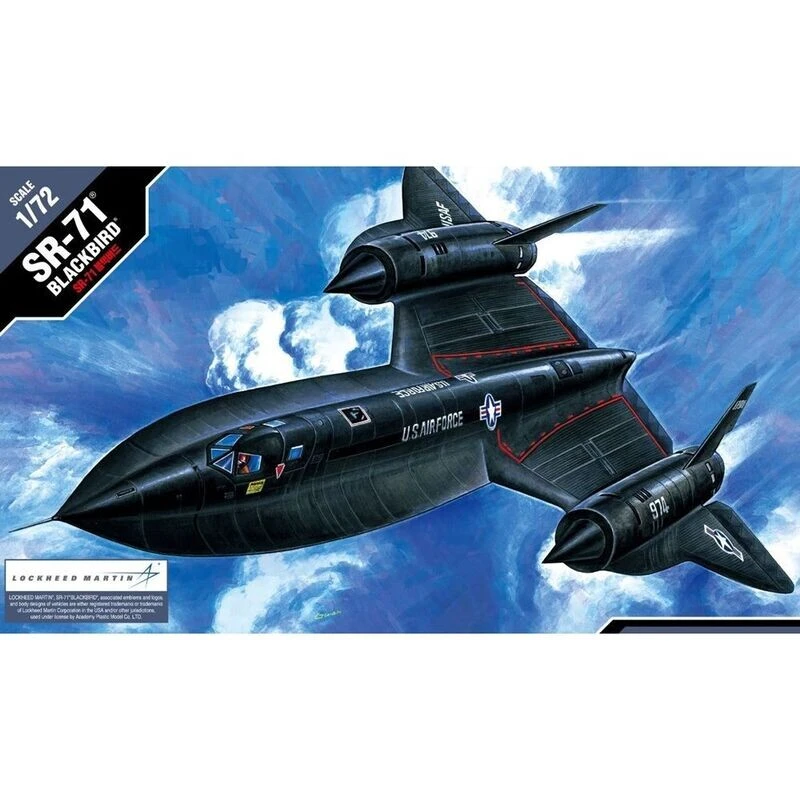 Academy 12448 SR-71 Black Bird Model Kit 1:72 Scale 1 Academy 12448 SR-71 Black Bird Model Kit 1:72 Scale